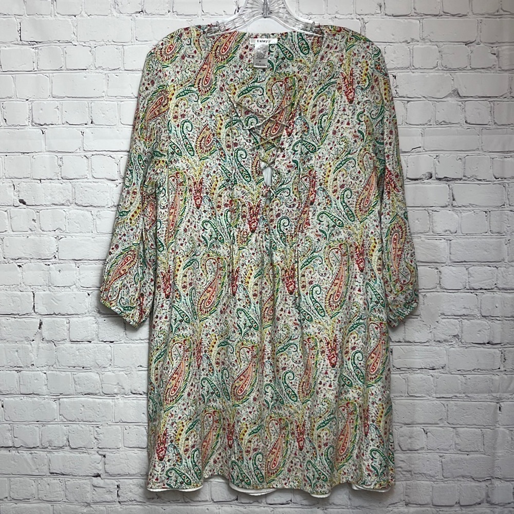 Esley Paisley Baby Doll Style Dress
